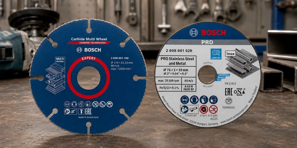 Comparativa entre disco de corte abrasivo y disco de corte con dientes para amoladora