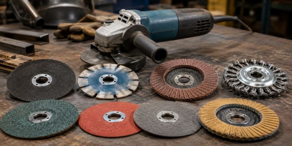 Tipos de discos para amoladora: corte, desbaste y pulido
